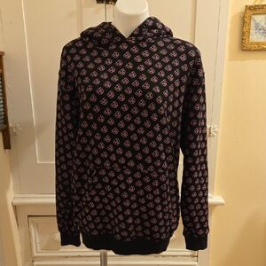 Shane Dawson black and pink "piggy" hooded sweatshirt Sz M 🎁